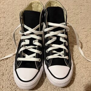 Converse Black and White High-Top Sneakers